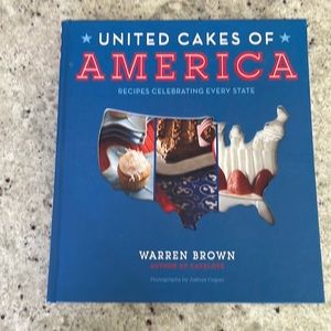 NWOT Cookbook United Cakes of America by Warren Brown Hardcover